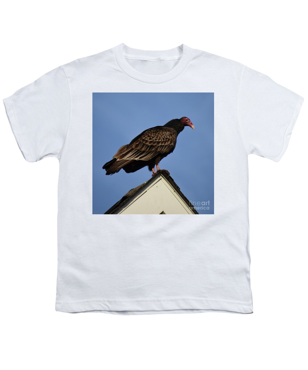 Animals Youth T-Shirt featuring the photograph Red Head by Skip Willits