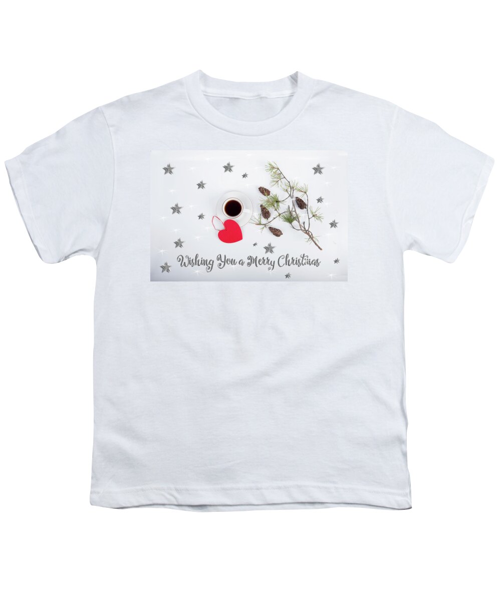 Decoration Youth T-Shirt featuring the photograph Red Heart for Christmas by Randi Grace Nilsberg