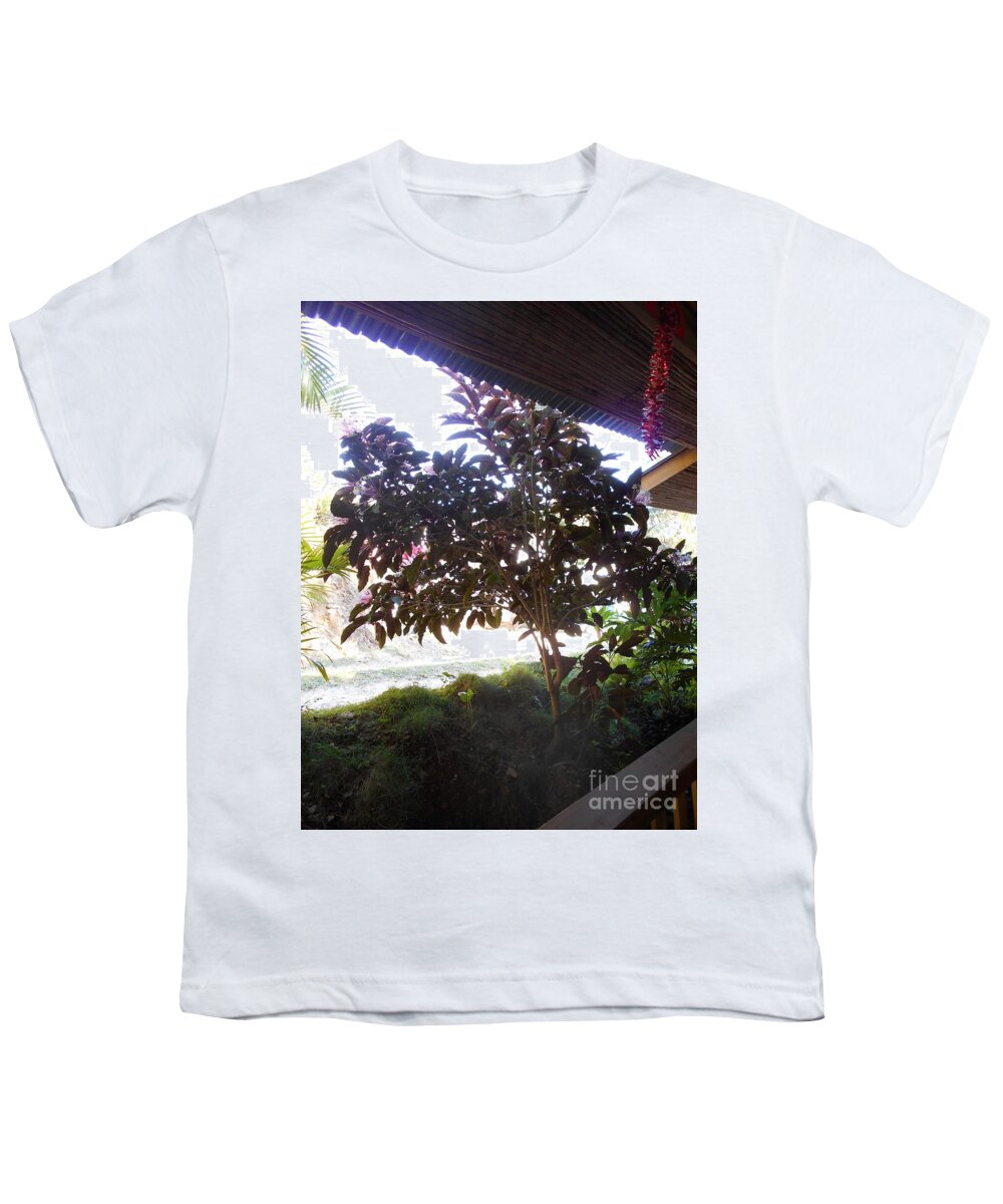 Roatan Youth T-Shirt featuring the photograph Roatan tree by Nancy Graham