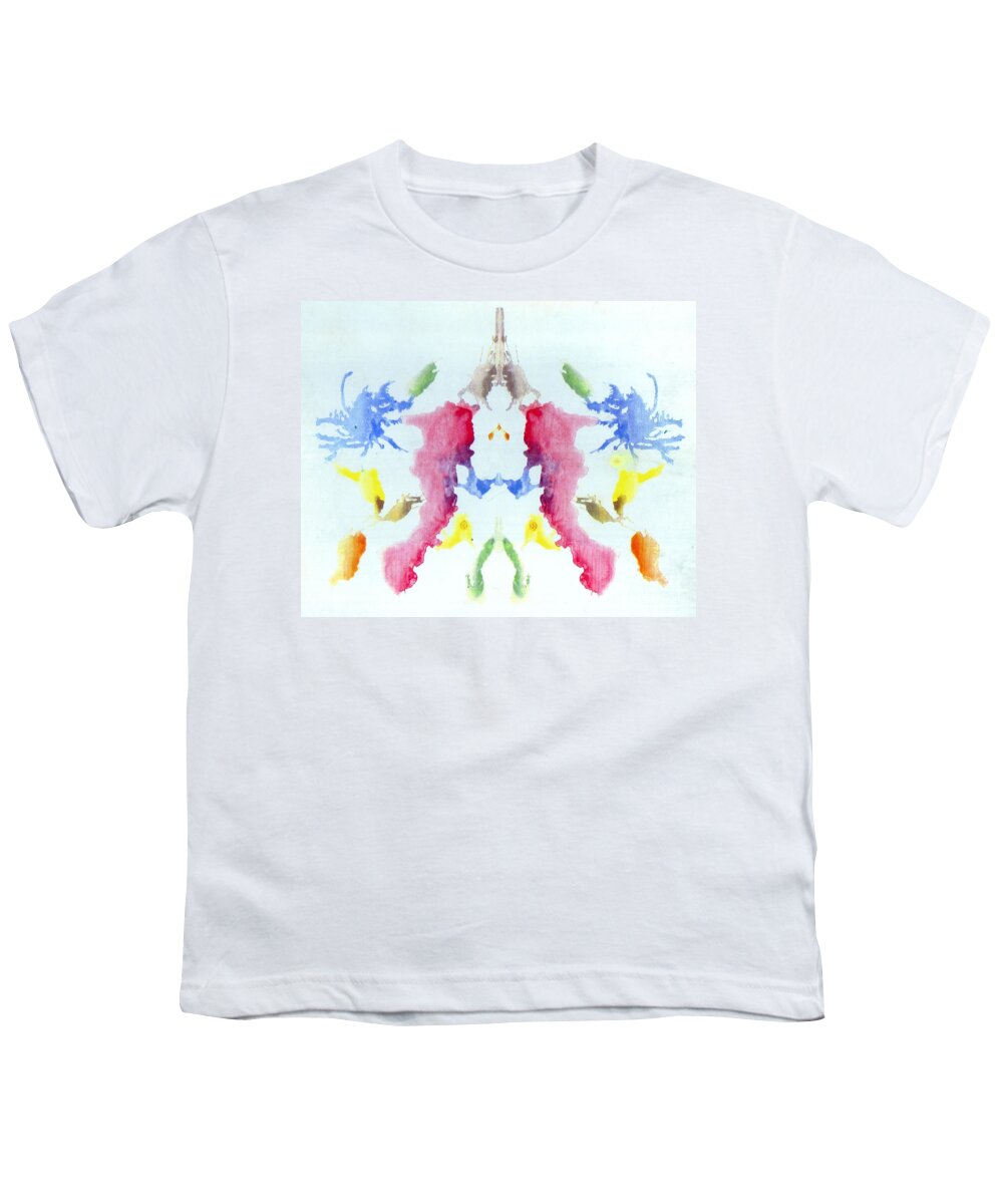 Science Youth T-Shirt featuring the photograph Rorschach Test Card No. 10 by Science Source