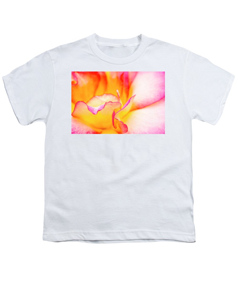 Valentine Youth T-Shirt featuring the photograph Rosy Curves by Teri Virbickis