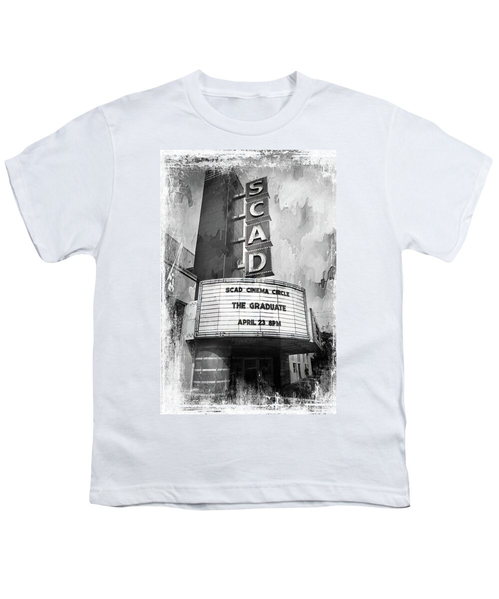 Savannah College Of Art Design Youth T-Shirt featuring the photograph SCAD Cinema Circle by Mark Andrew Thomas