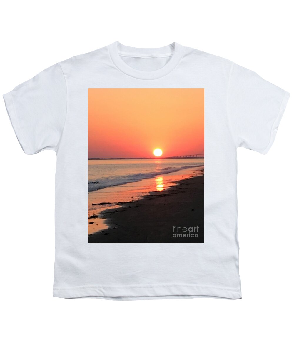 Beaches Youth T-Shirt featuring the photograph Sea Breeze by Jan Gelders