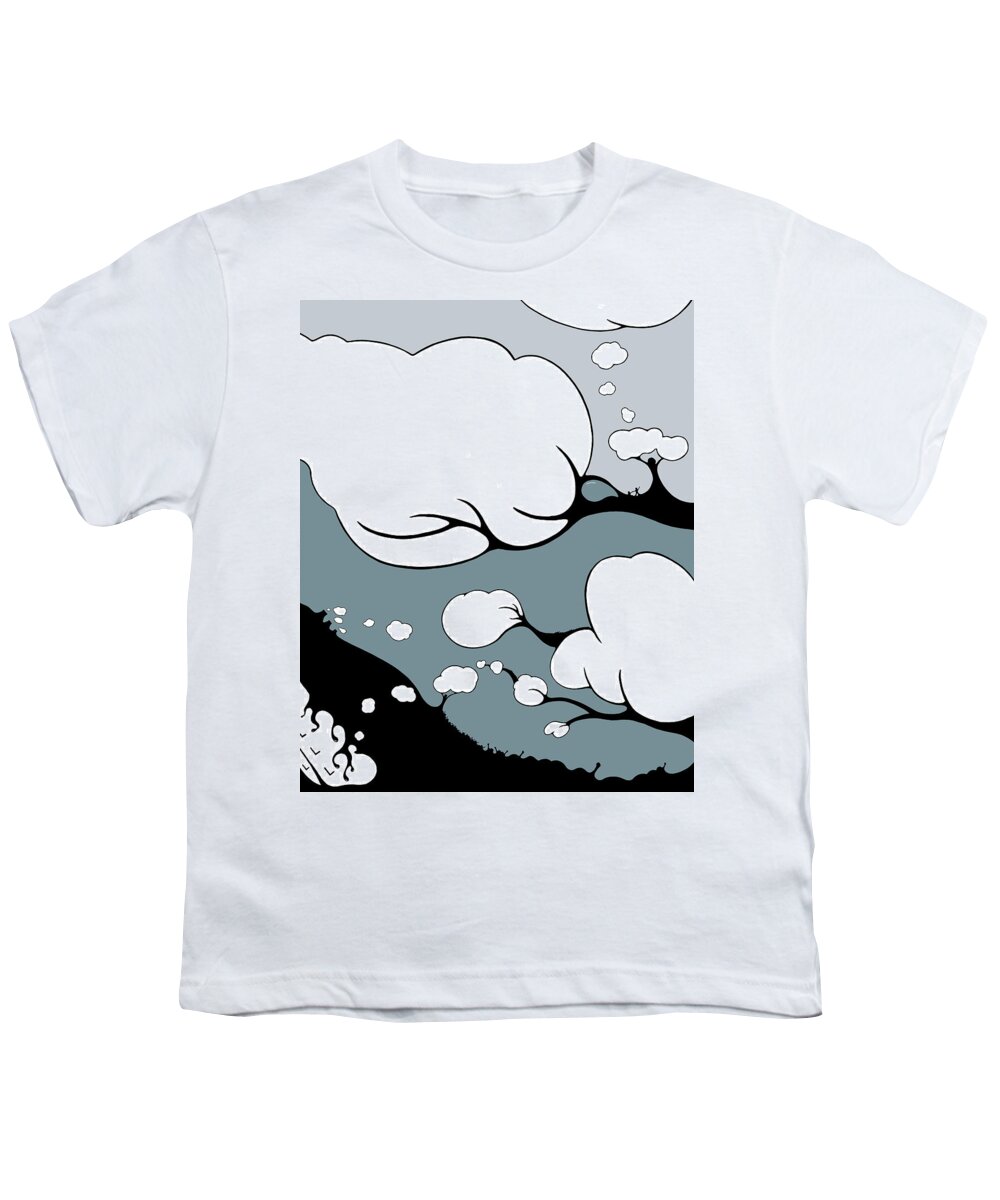 Climate Change Youth T-Shirt featuring the drawing Serenity by Craig Tilley