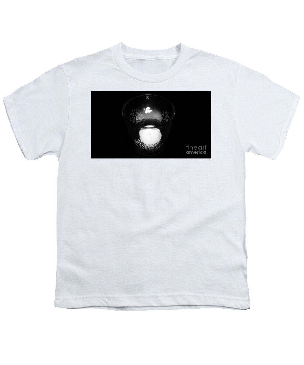 Cande Youth T-Shirt featuring the photograph Silent Night Light by Rachel Hannah
