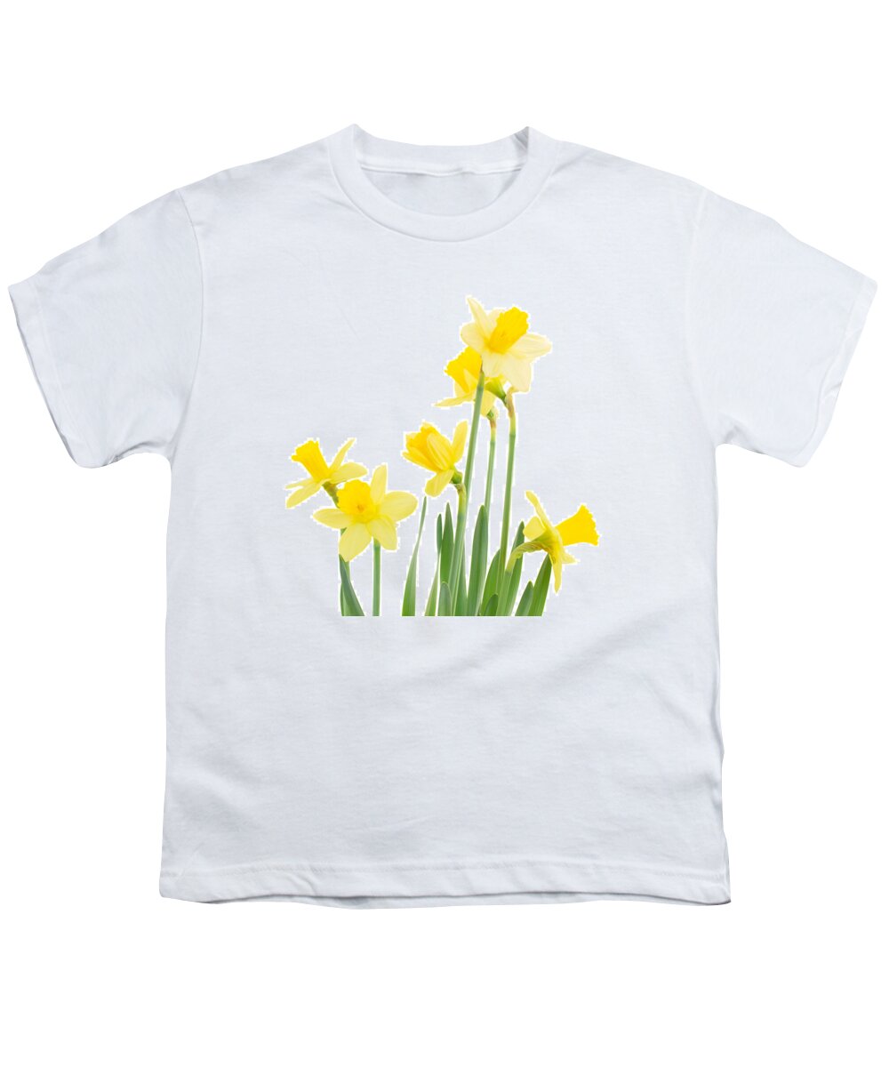 Narcissus Youth T-Shirt featuring the photograph Spring Growing Daffodils by Anastasy Yarmolovich