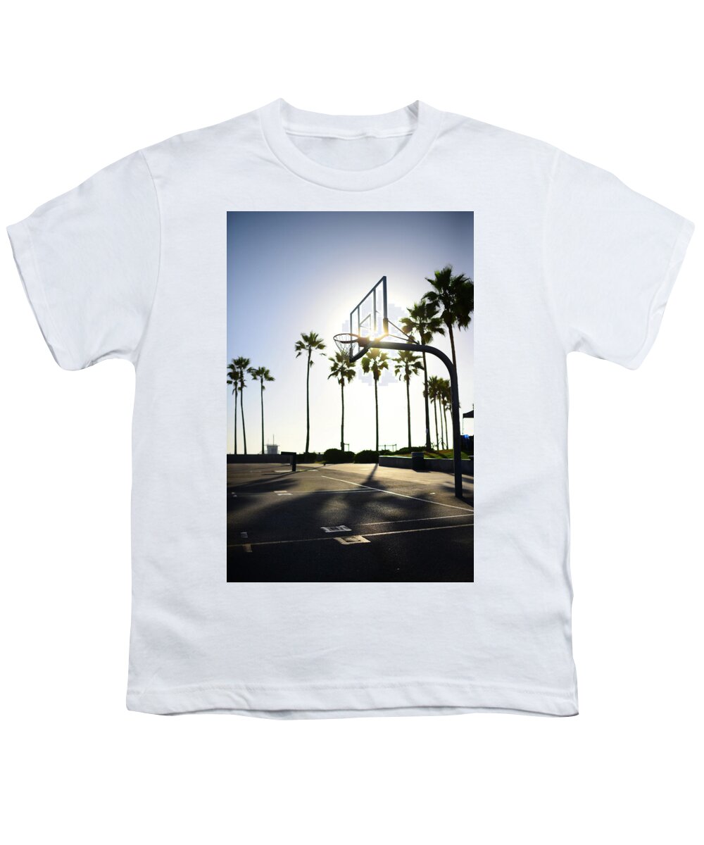 Street basketball court in Venice Beach Youth T-Shirt by Nano Calvo - Fine  Art America