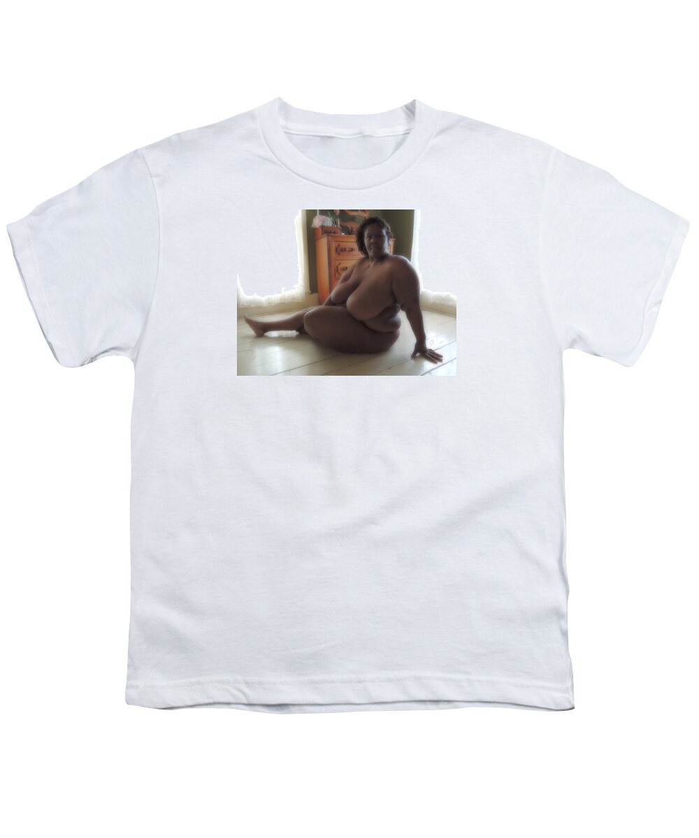 Zaftig Youth T-Shirt featuring the photograph Study of Her Monumental Curves by Andrew Chambers