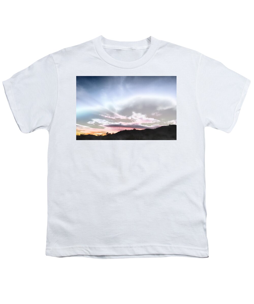 Desert Landscape Youth T-Shirt featuring the photograph Submarine in the Sky by Judy Kennedy