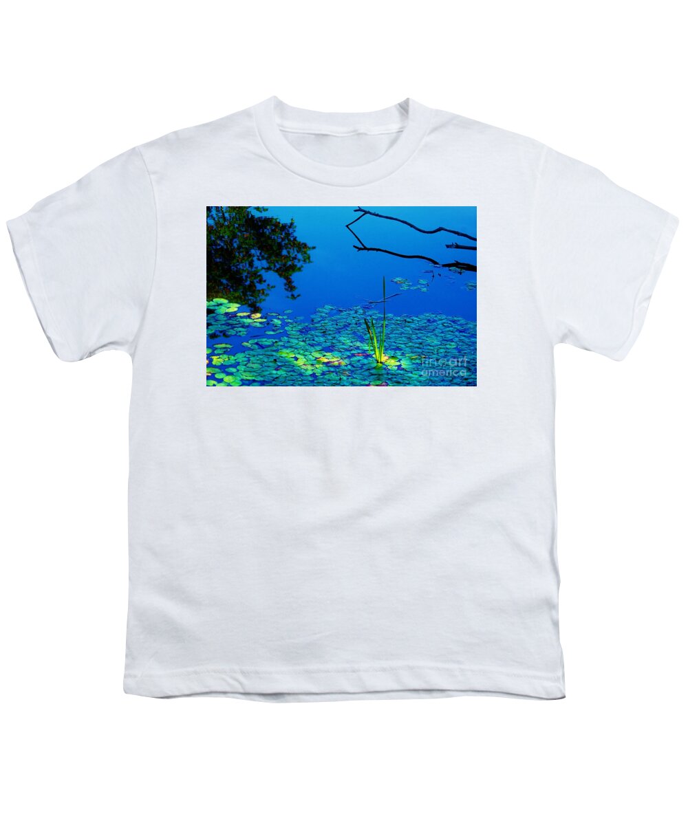Pond Youth T-Shirt featuring the photograph Sun Highlights by Merle Grenz