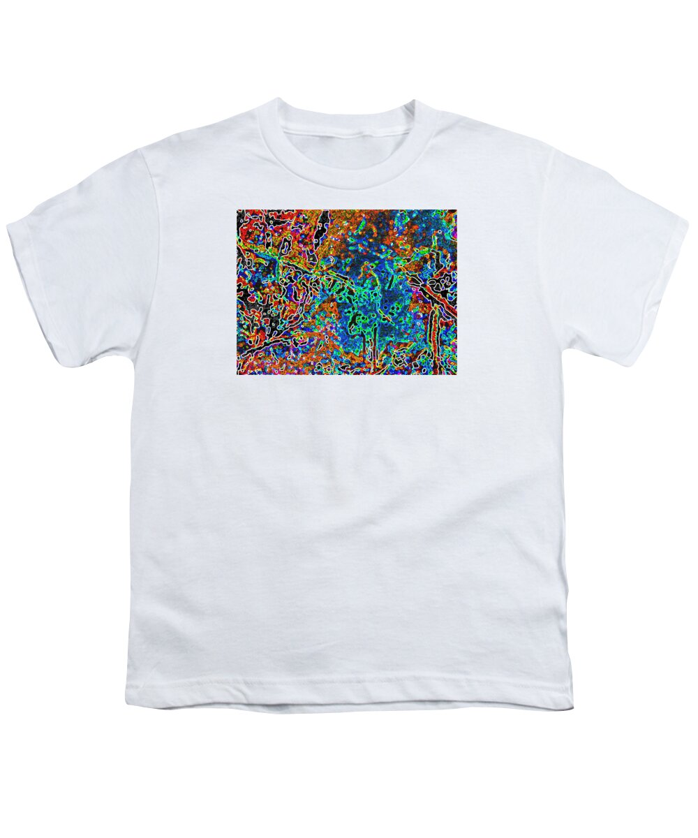 Abstract Youth T-Shirt featuring the painting Synesthesia by Susan Esbensen