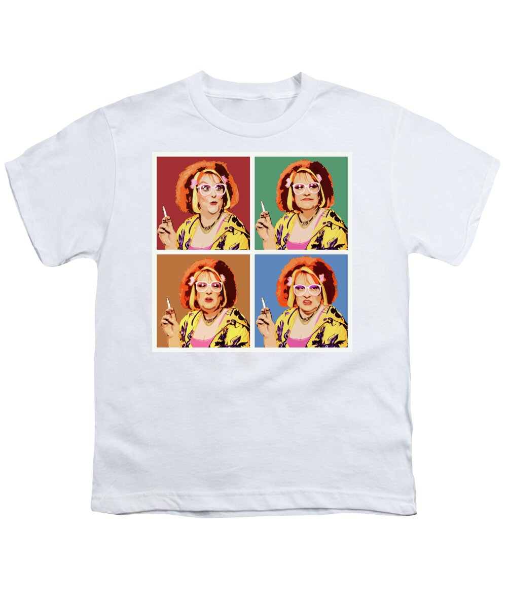 Linda La Hughes Youth T-Shirt featuring the digital art The Auburn Jerry Hall by BFA Prints