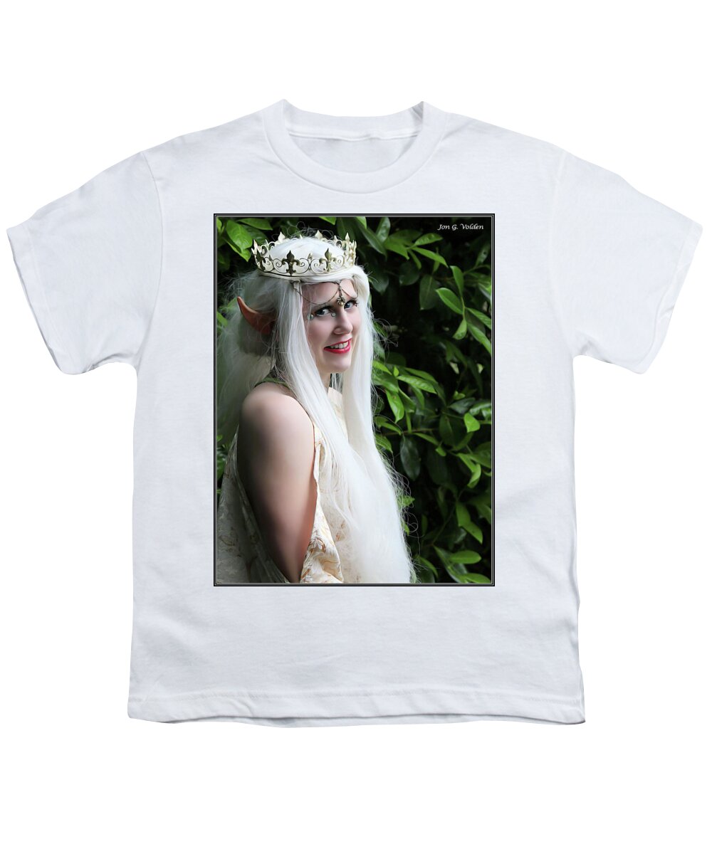 Elf Youth T-Shirt featuring the photograph The Elven Queen by Jon Volden