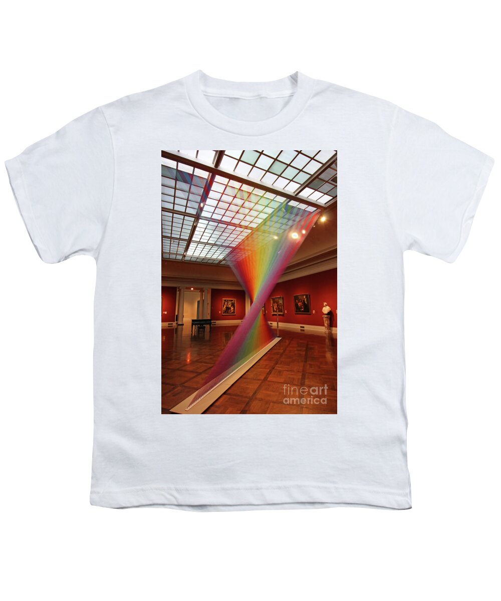 An Ethereal Rainbow Of Thread Youth T-Shirt featuring the photograph Toledo Museum of Art 9765 by Jack Schultz