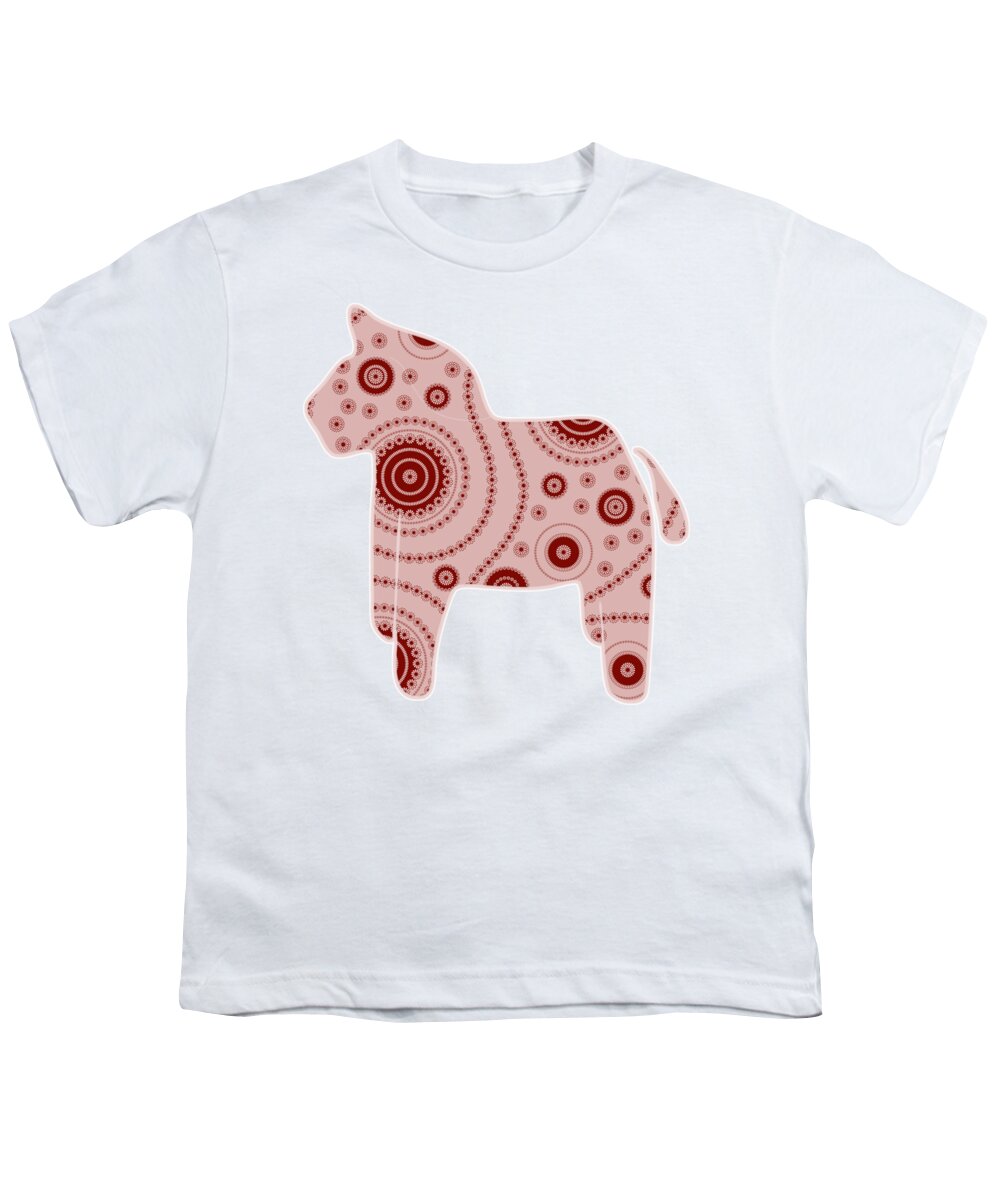 Horse Youth T-Shirt featuring the painting Toy Horse by Frank Tschakert