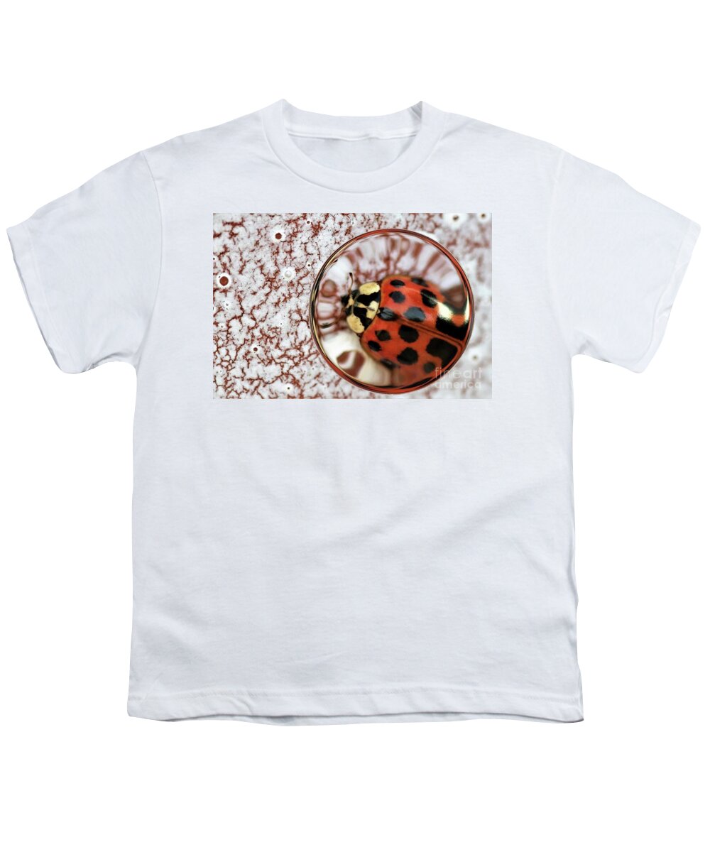 Digital Art Youth T-Shirt featuring the digital art Through The Looking Glass by Tracey Lee Cassin