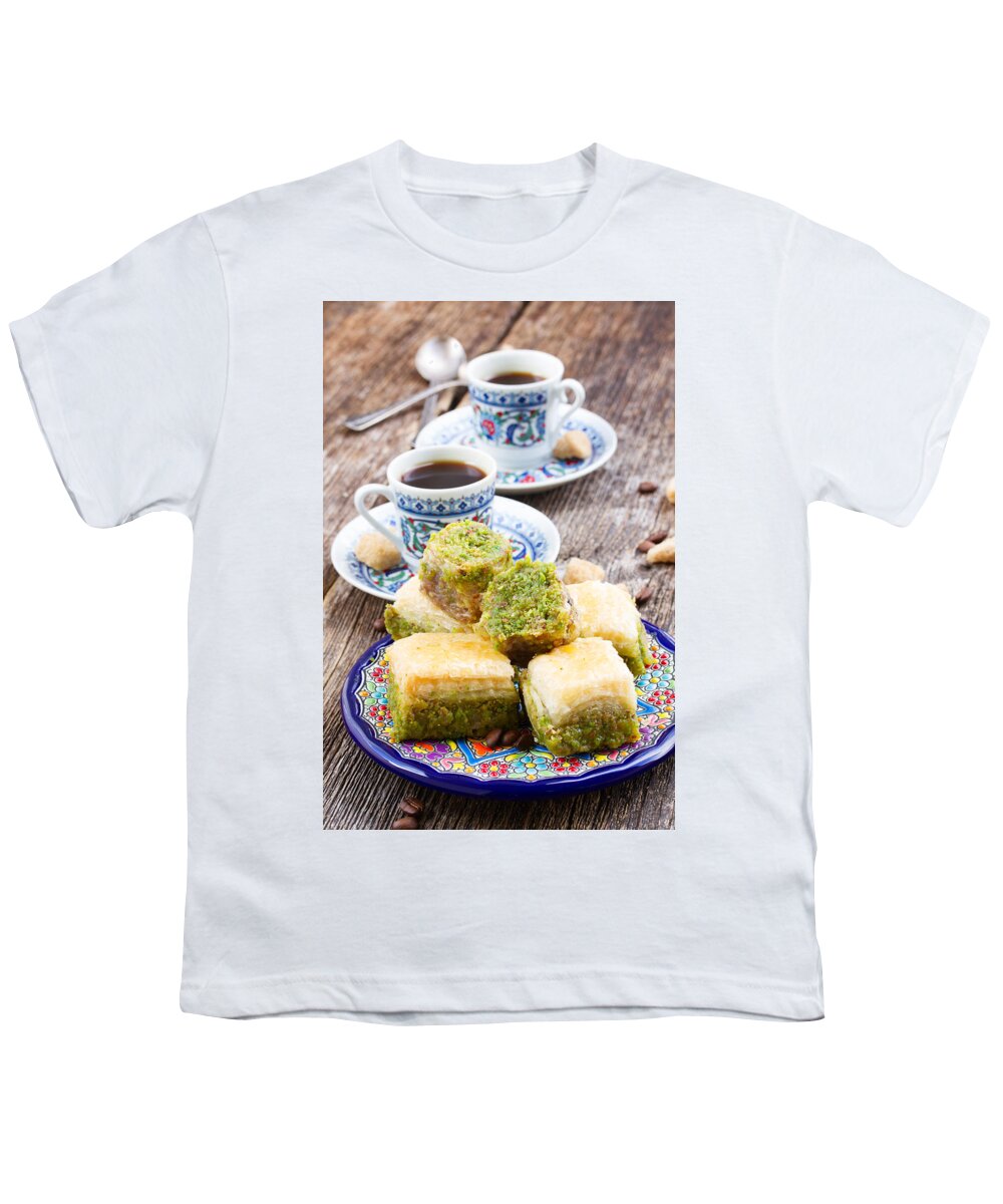 Baklava Youth T-Shirt featuring the photograph Turkish Delights by Anastasy Yarmolovich