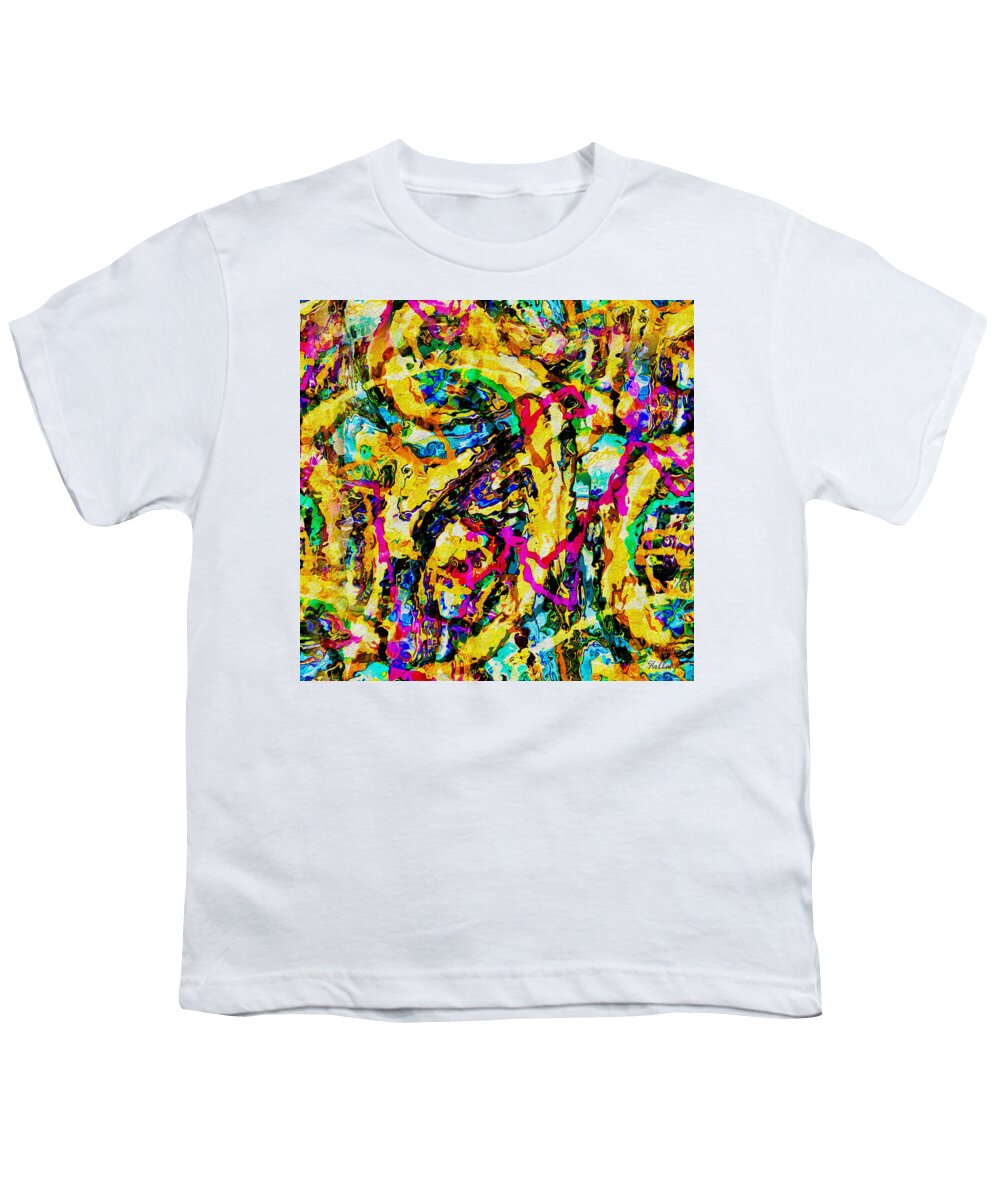 Natalie Holland Art Youth T-Shirt featuring the painting Vivacious by Natalie Holland