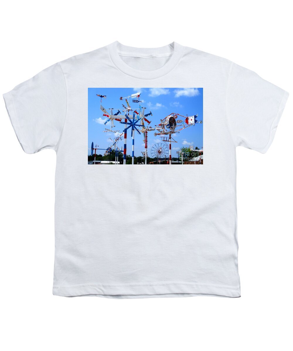 Whirligig Youth T-Shirt featuring the photograph Wilson Whirligig 7 by Randall Weidner