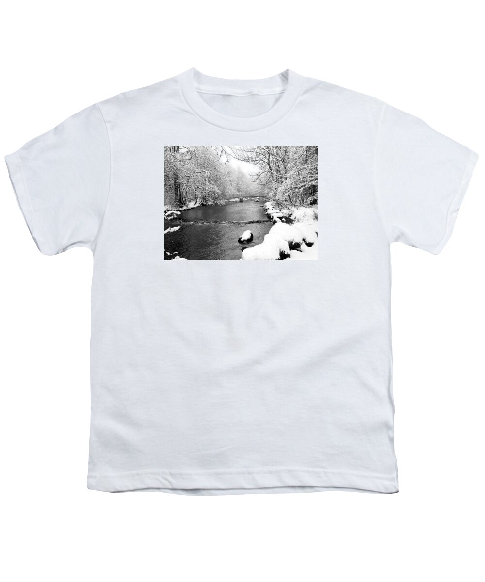 Winter Youth T-Shirt featuring the photograph Winter river by Lukasz Ryszka