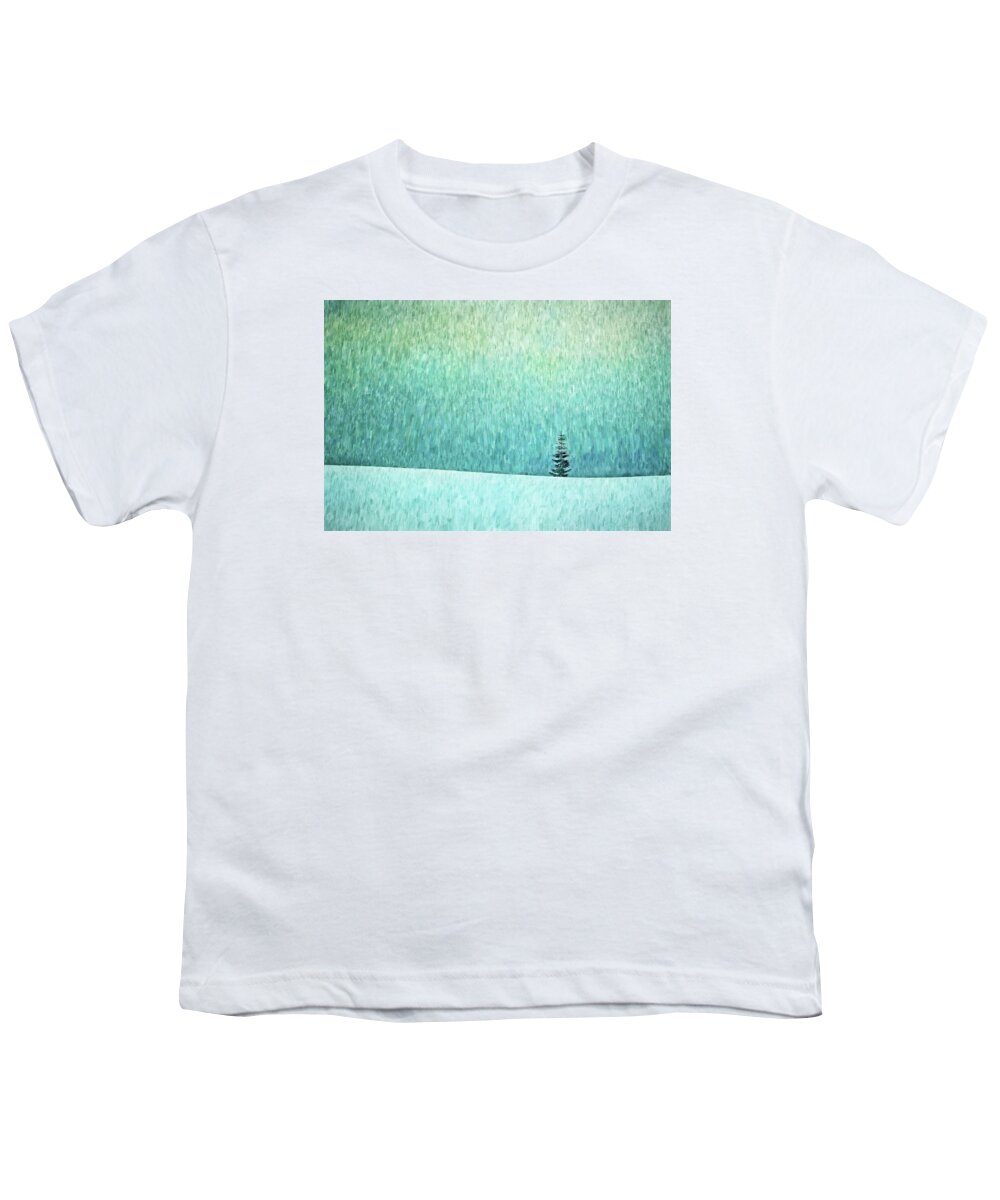 Winter Youth T-Shirt featuring the photograph Winter Tree by Nikolyn McDonald