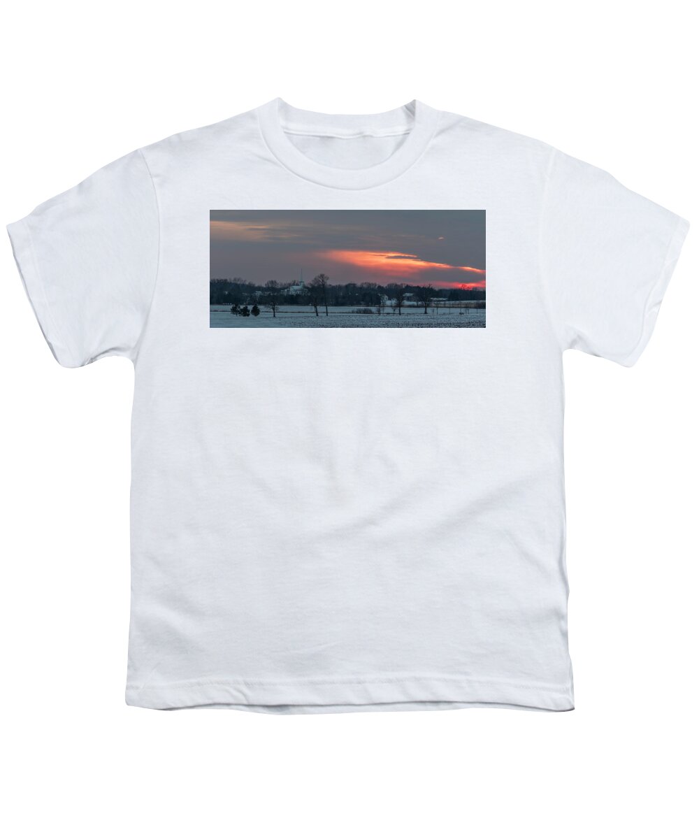 Sunset Youth T-Shirt featuring the photograph Wisconsin's Holy Land 2018 by Thomas Young