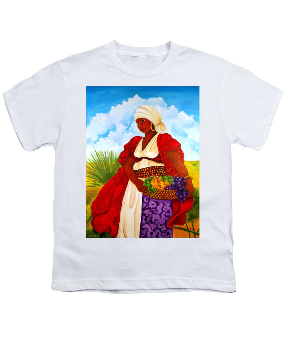 Gullah Youth T-Shirt featuring the painting Zipporah by Diane Britton Dunham