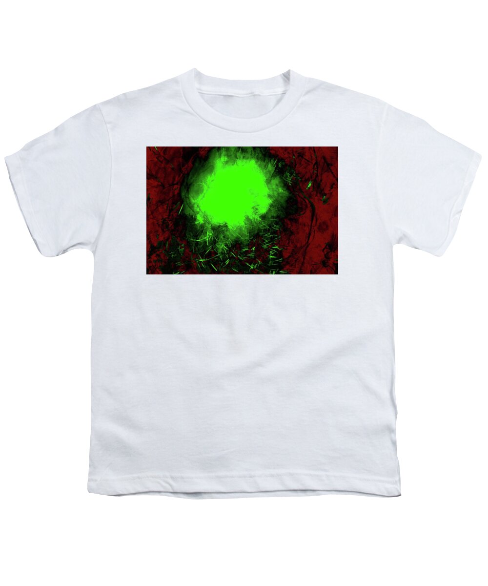 Art Youth T-Shirt featuring the digital art Abstract 52 by Steve DaPonte