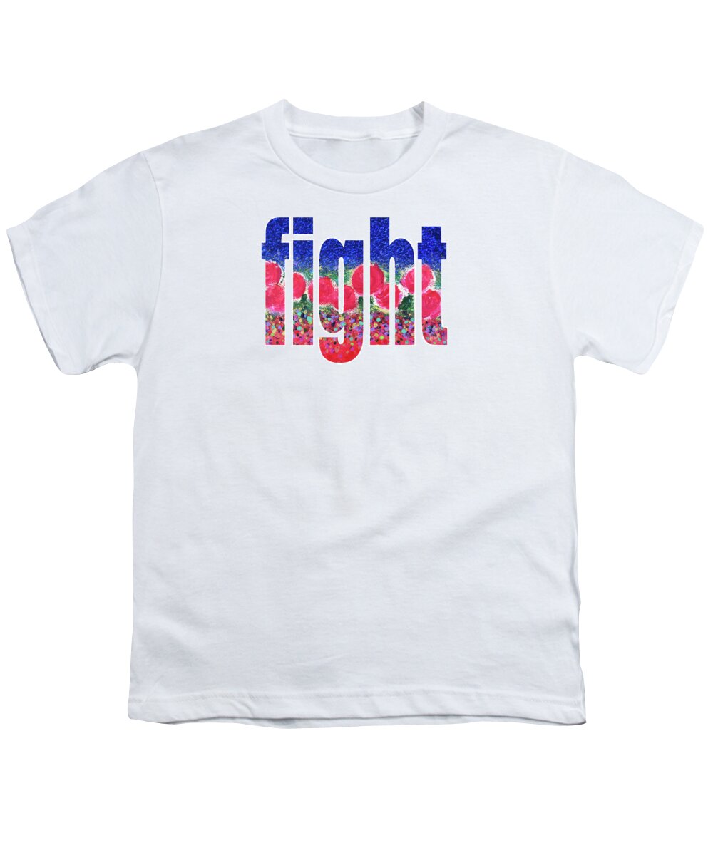 Fight Youth T-Shirt featuring the digital art Fight 1003 by Corinne Carroll