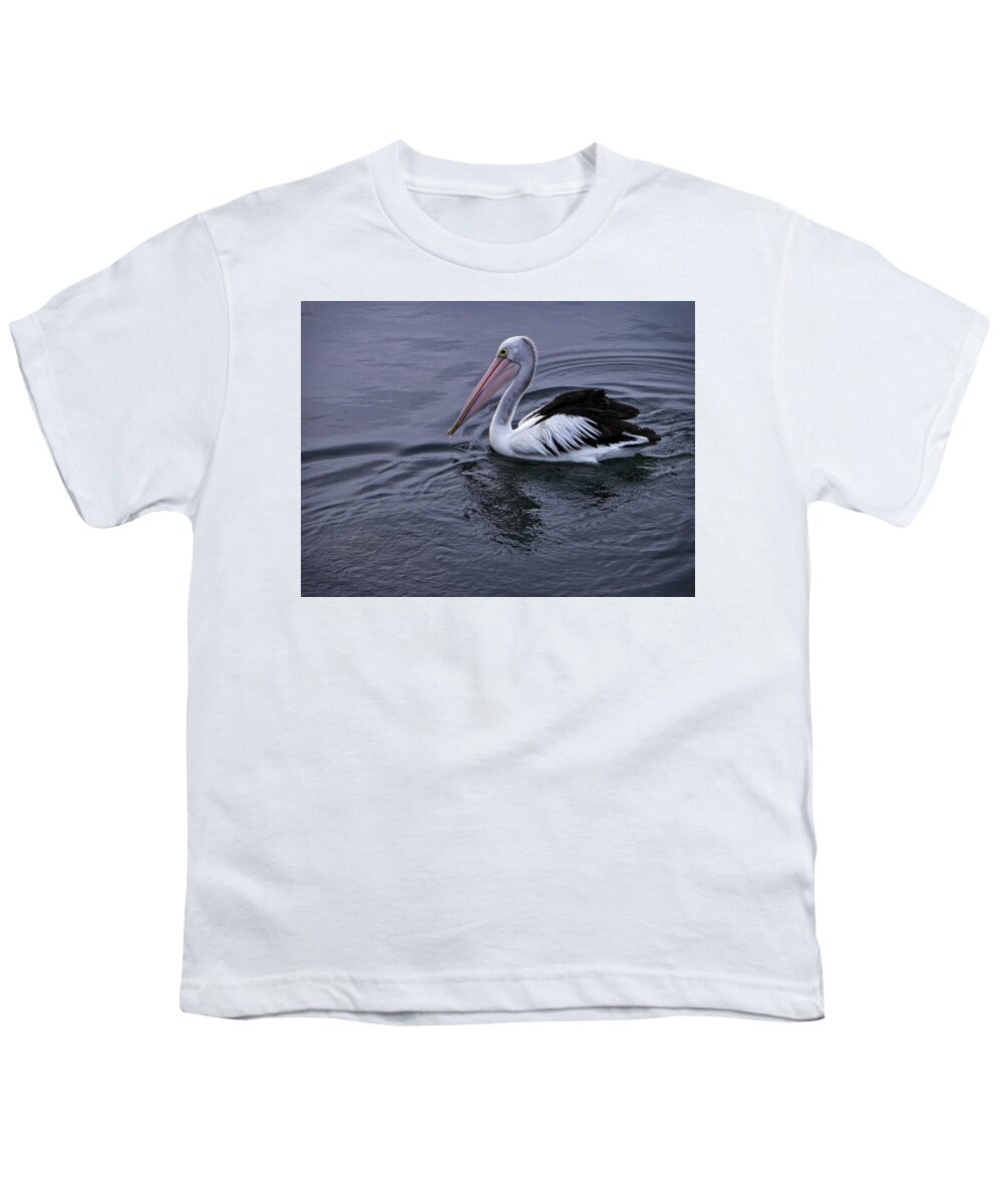 Wildlife Youth T-Shirt featuring the photograph Australian Pelican by Martin Smith
