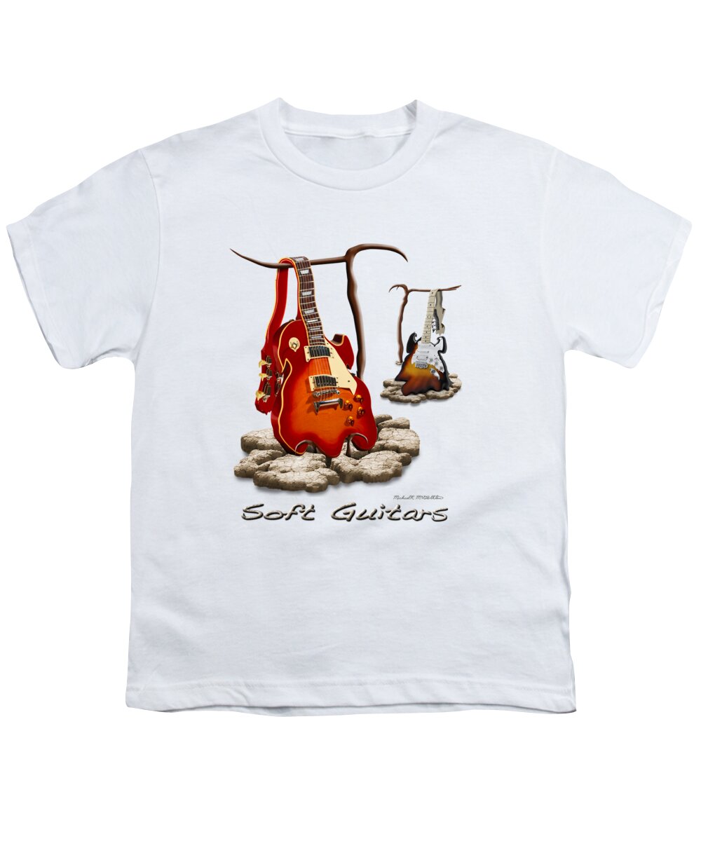 T-shirt Youth T-Shirt featuring the photograph Classic Soft Guitars by Mike McGlothlen