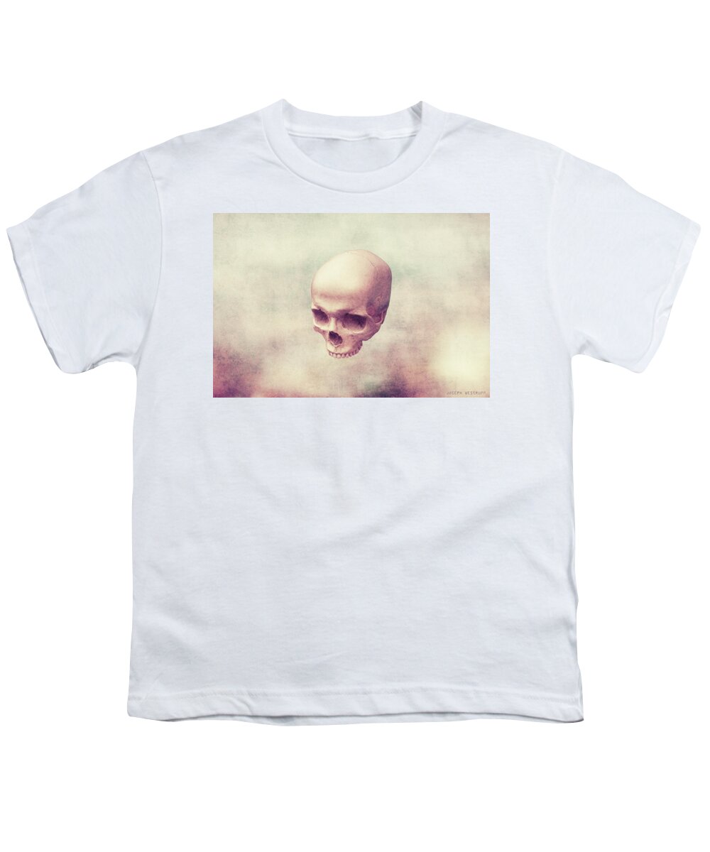 Skull Youth T-Shirt featuring the digital art Classical Levity by Joseph Westrupp