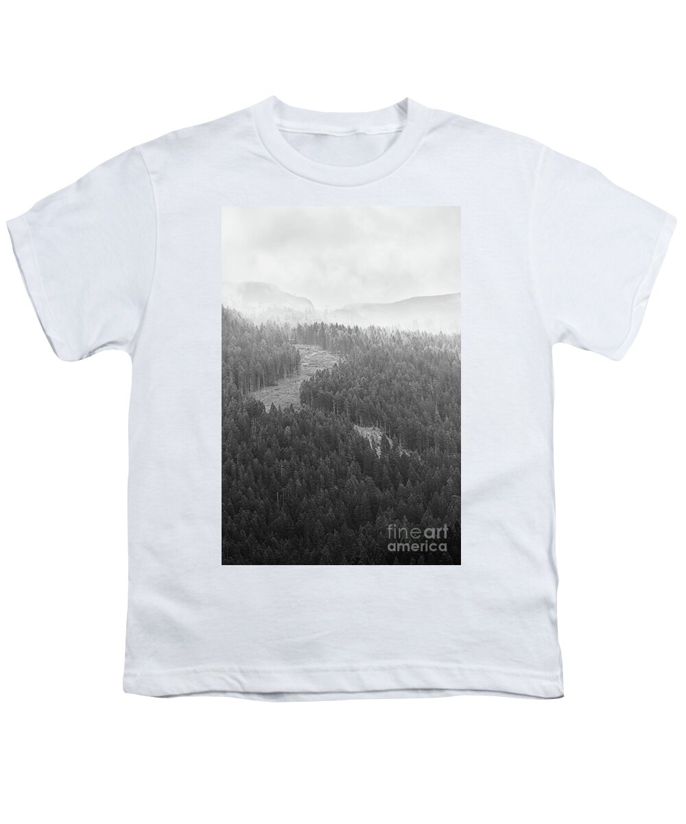 Tree Youth T-Shirt featuring the photograph Dawn in the mountains by The P