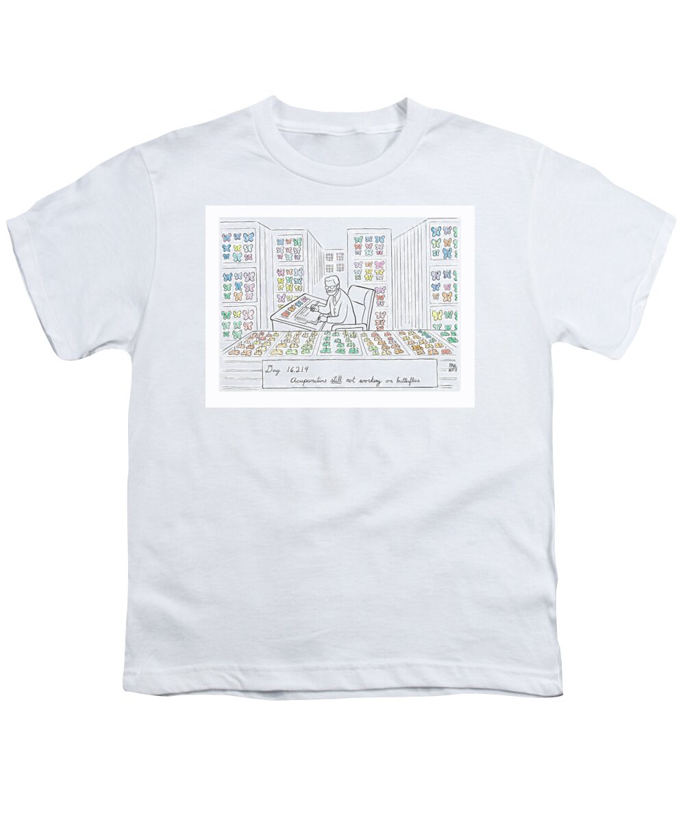Day 16 Youth T-Shirt featuring the drawing Day 16 by Paul Noth