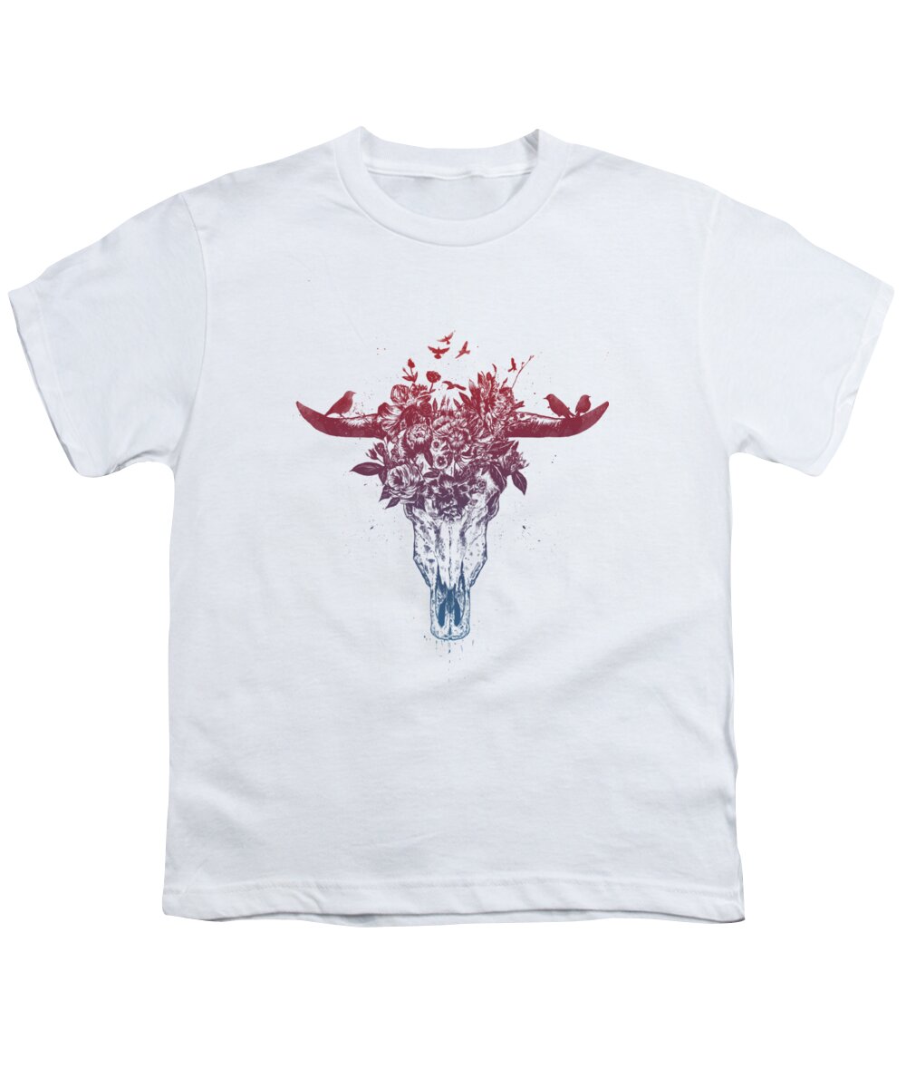 Bull Youth T-Shirt featuring the drawing Dead summer by Balazs Solti