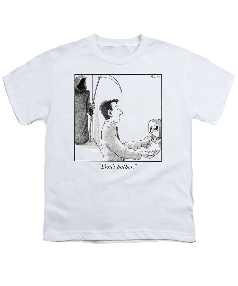 don't Bother Youth T-Shirt featuring the drawing Don't Bother by Harry Bliss