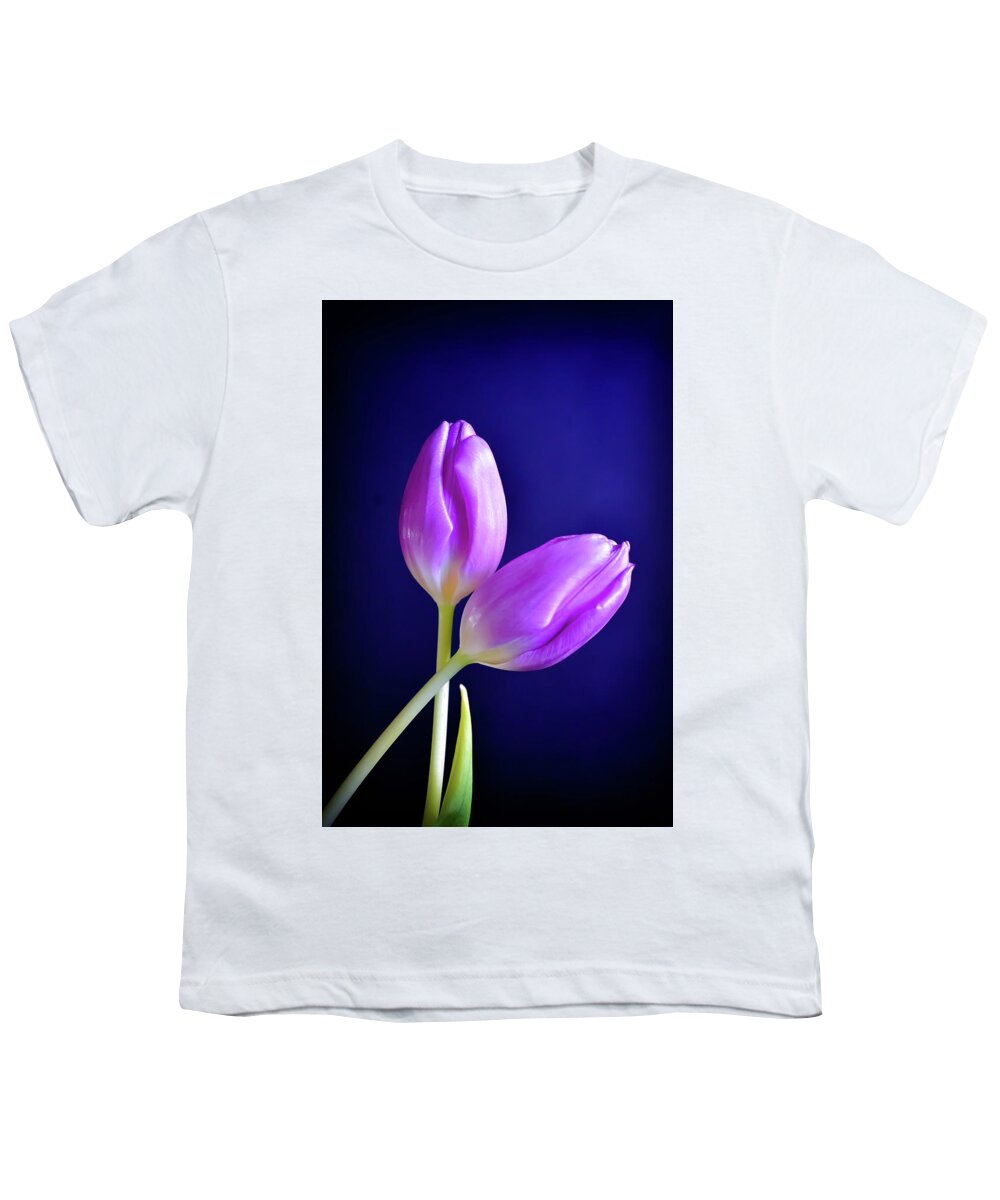 Purple Youth T-Shirt featuring the photograph Embrace by Michelle Wermuth