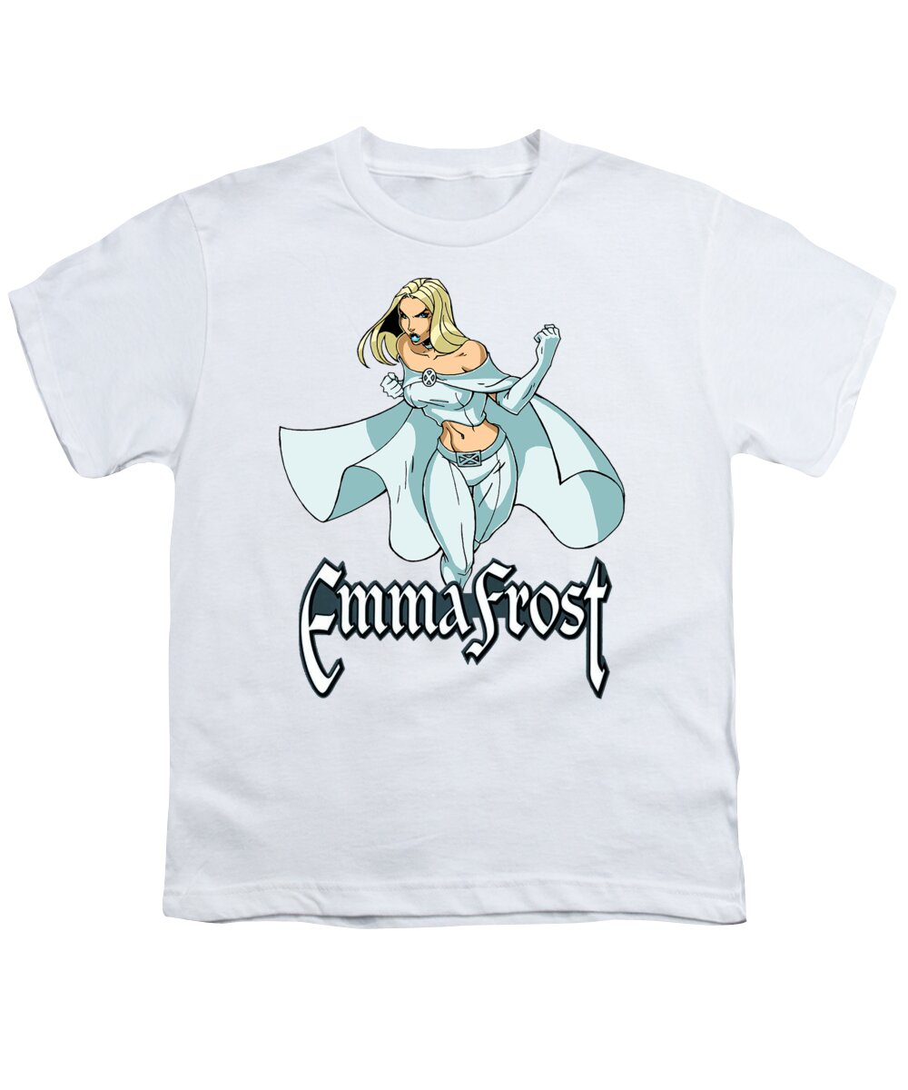 amme Risikabel Psykologisk Emma Frost Youth T-Shirt by Eduvijis Ayu - Pixels