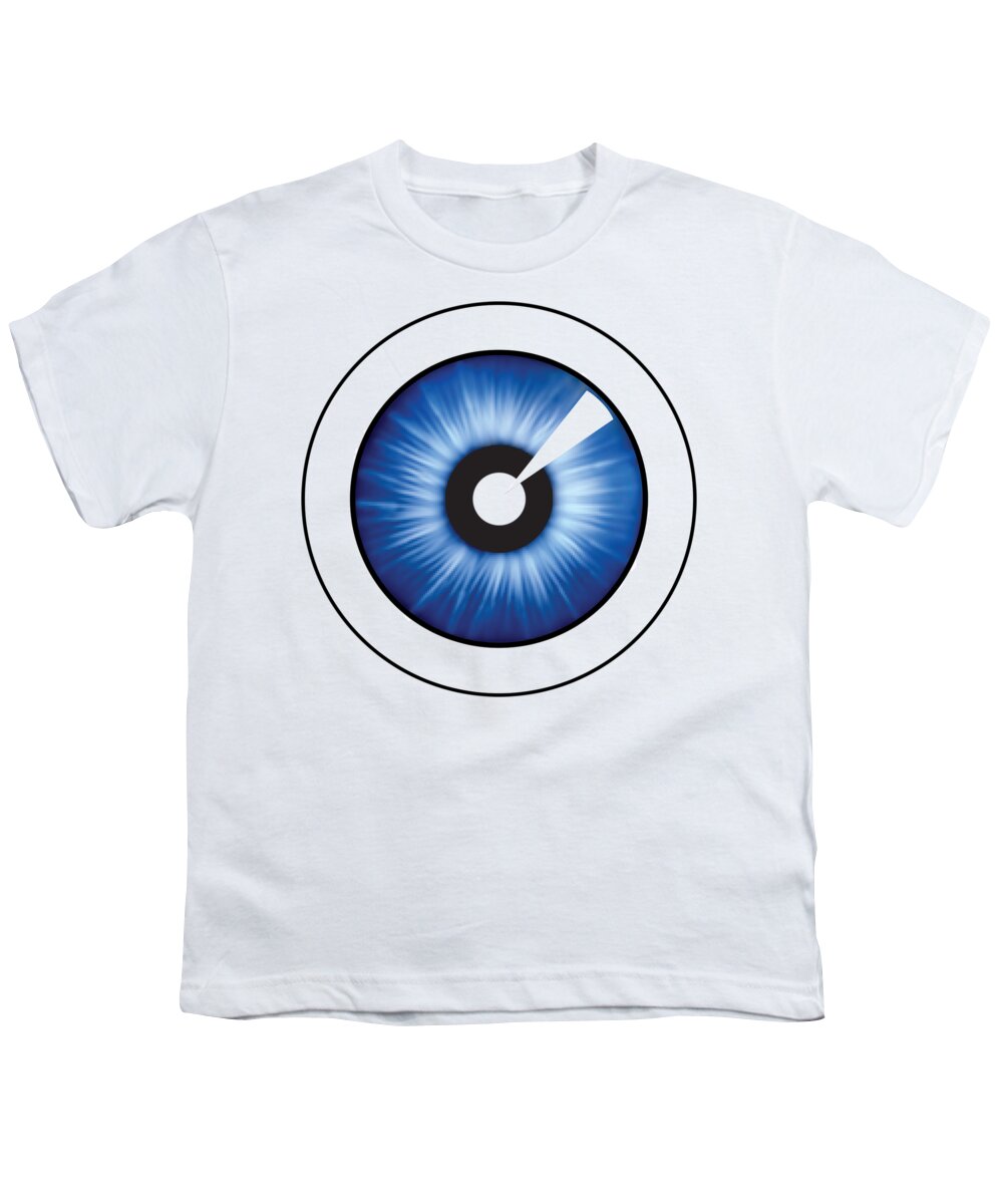  Youth T-Shirt featuring the photograph Eyeball Clear by Underwood Archives Nancy Aaron