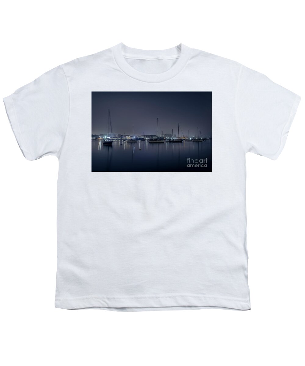 Atlantic Ocean Youth T-Shirt featuring the photograph Foggy Bay by Stef Ko