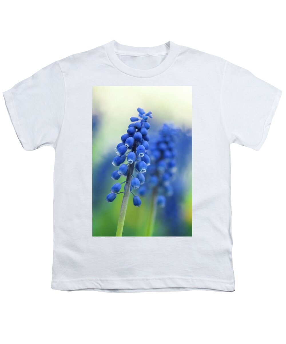 Grape Hyacinth Youth T-Shirt featuring the photograph Grape Hyacinth by Ginger Stein