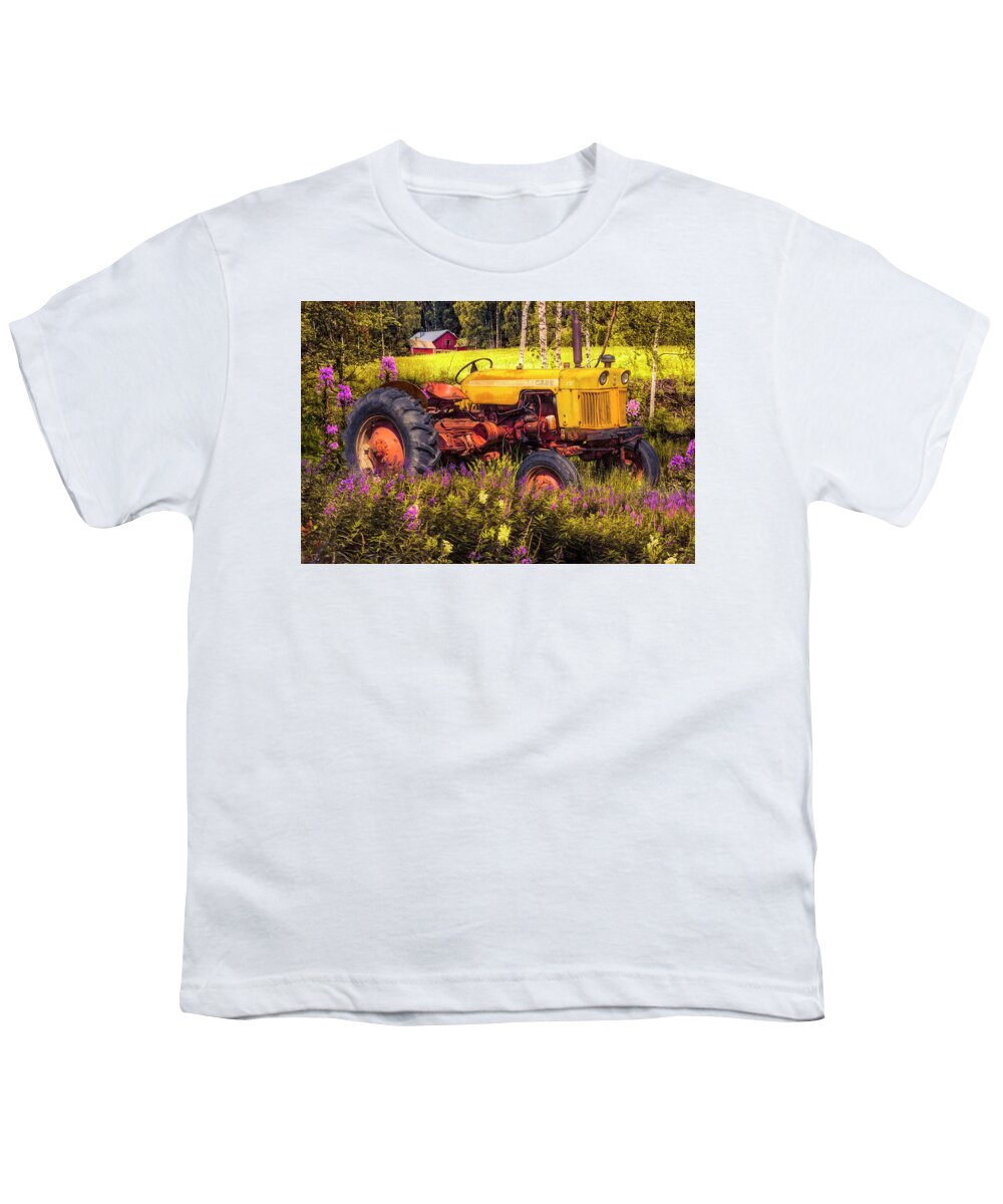 Barn Youth T-Shirt featuring the photograph Indian Summery by Debra and Dave Vanderlaan