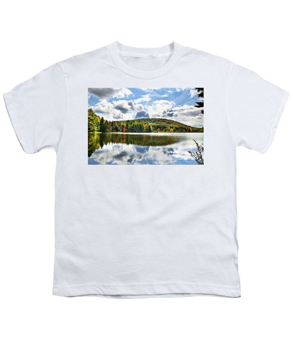 Scenic Landscape Youth T-Shirt featuring the photograph Infinite Grace Reflection Landscape by Christina Rollo