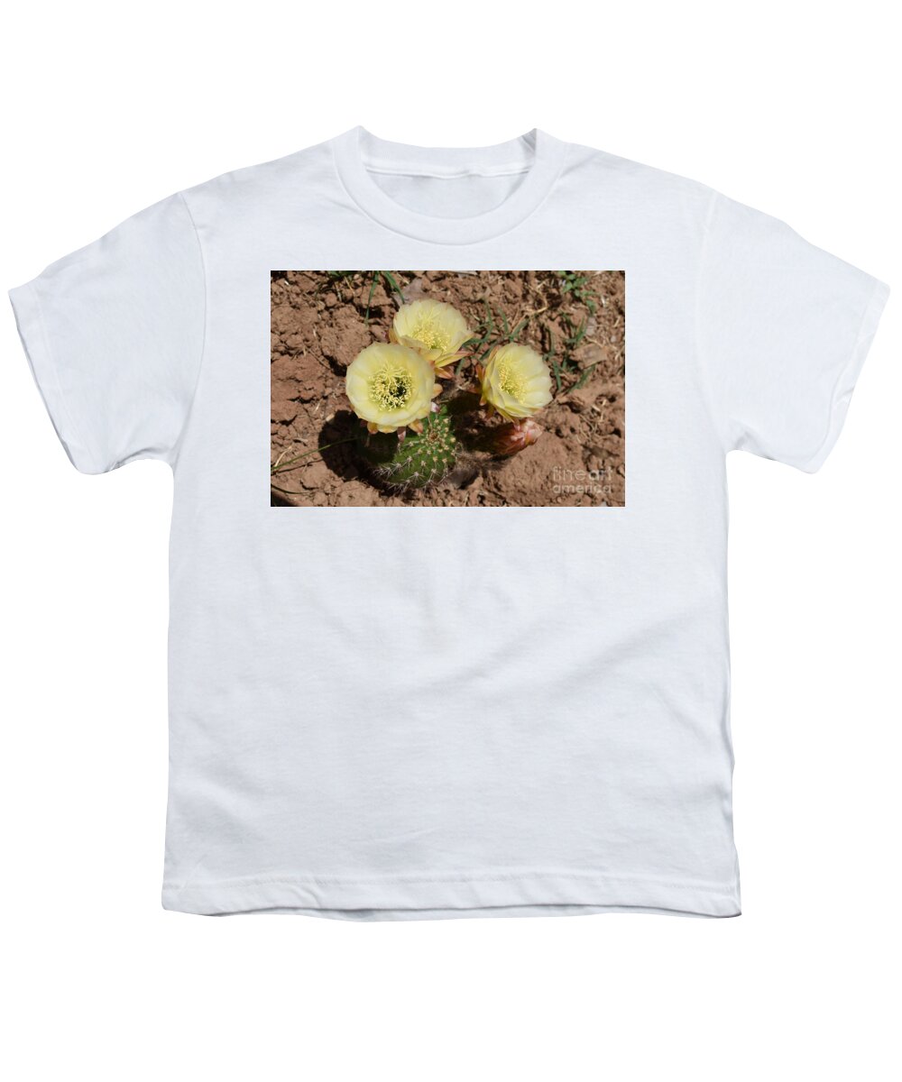 Cactus Youth T-Shirt featuring the digital art Is in it time? by Yenni Harrison