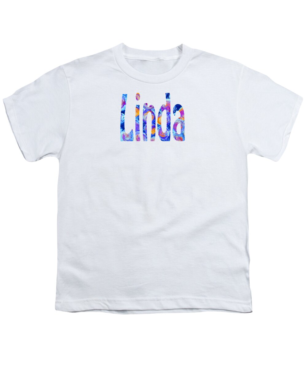Linda Youth T-Shirt featuring the digital art Linda 2 by Corinne Carroll