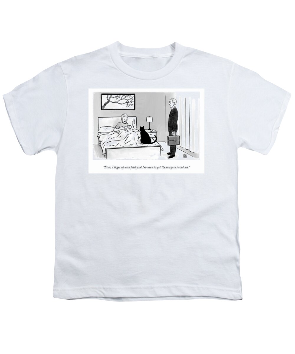 “fine Youth T-Shirt featuring the drawing No Need to Get the Lawyers Involved by Pia Guerra and Ian Boothby