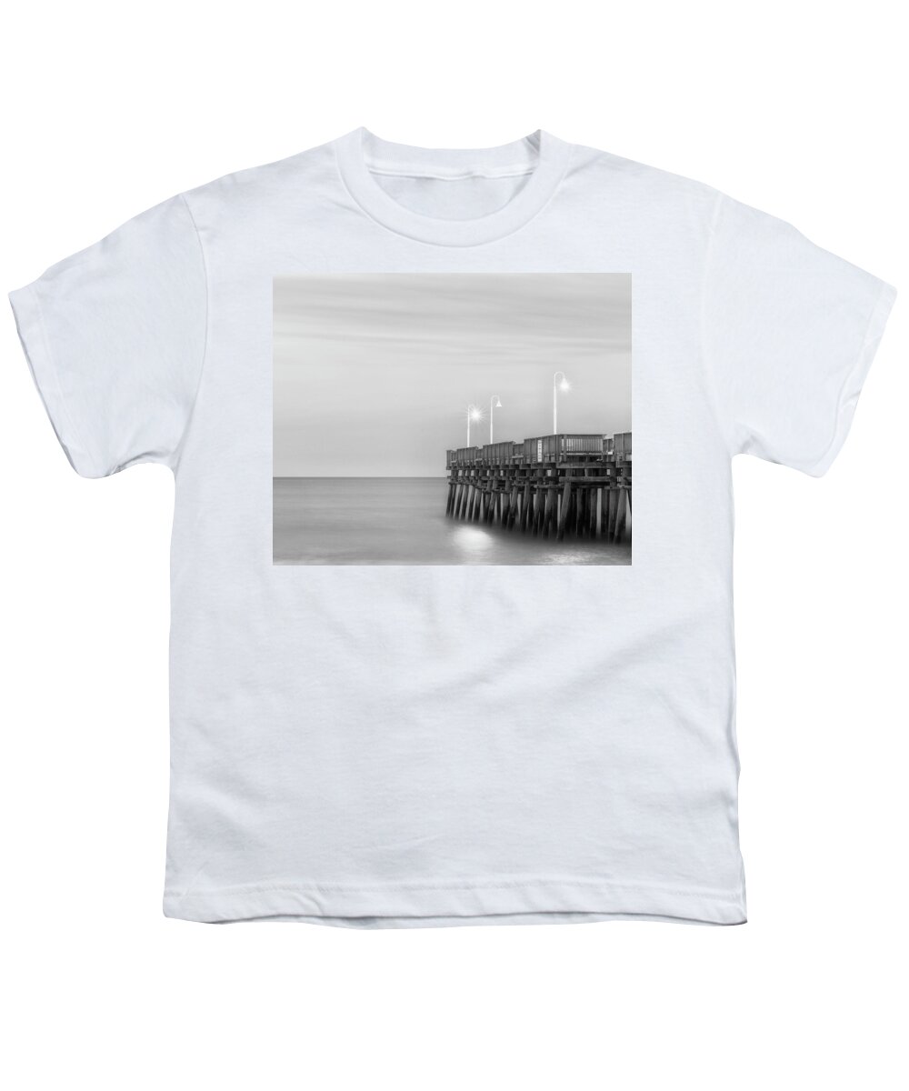 Sandbridge Minimalist Youth T-Shirt featuring the photograph Sandbridge Minimalist by Russell Pugh