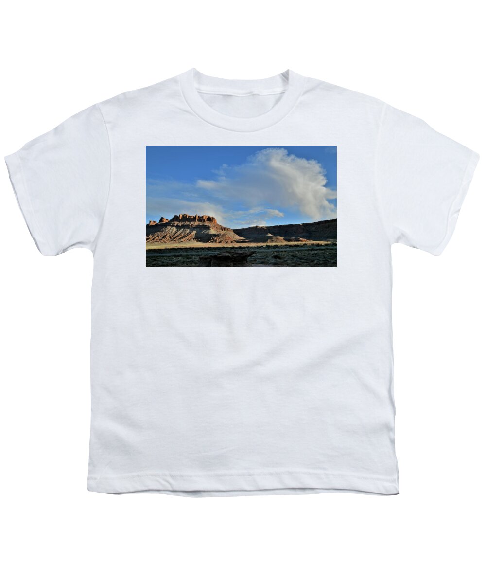 Highway 313 Youth T-Shirt featuring the photograph Sunset on Scenic Byway 313 in Utah by Ray Mathis