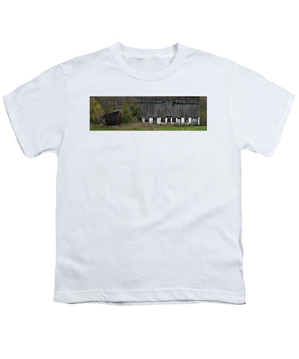The Lost Arc Youth T-Shirt featuring the photograph The Lost Arc by Cyryn Fyrcyd
