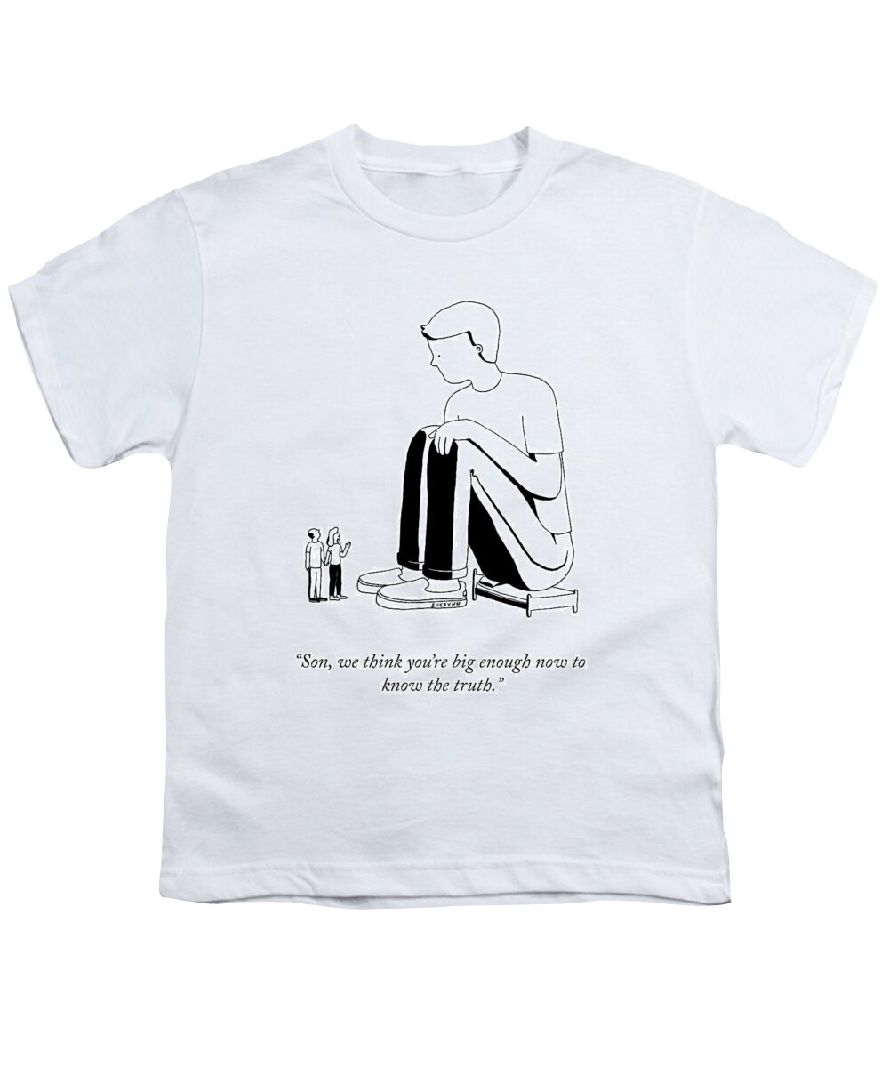 “son Youth T-Shirt featuring the drawing The Truth by Suerynn Lee